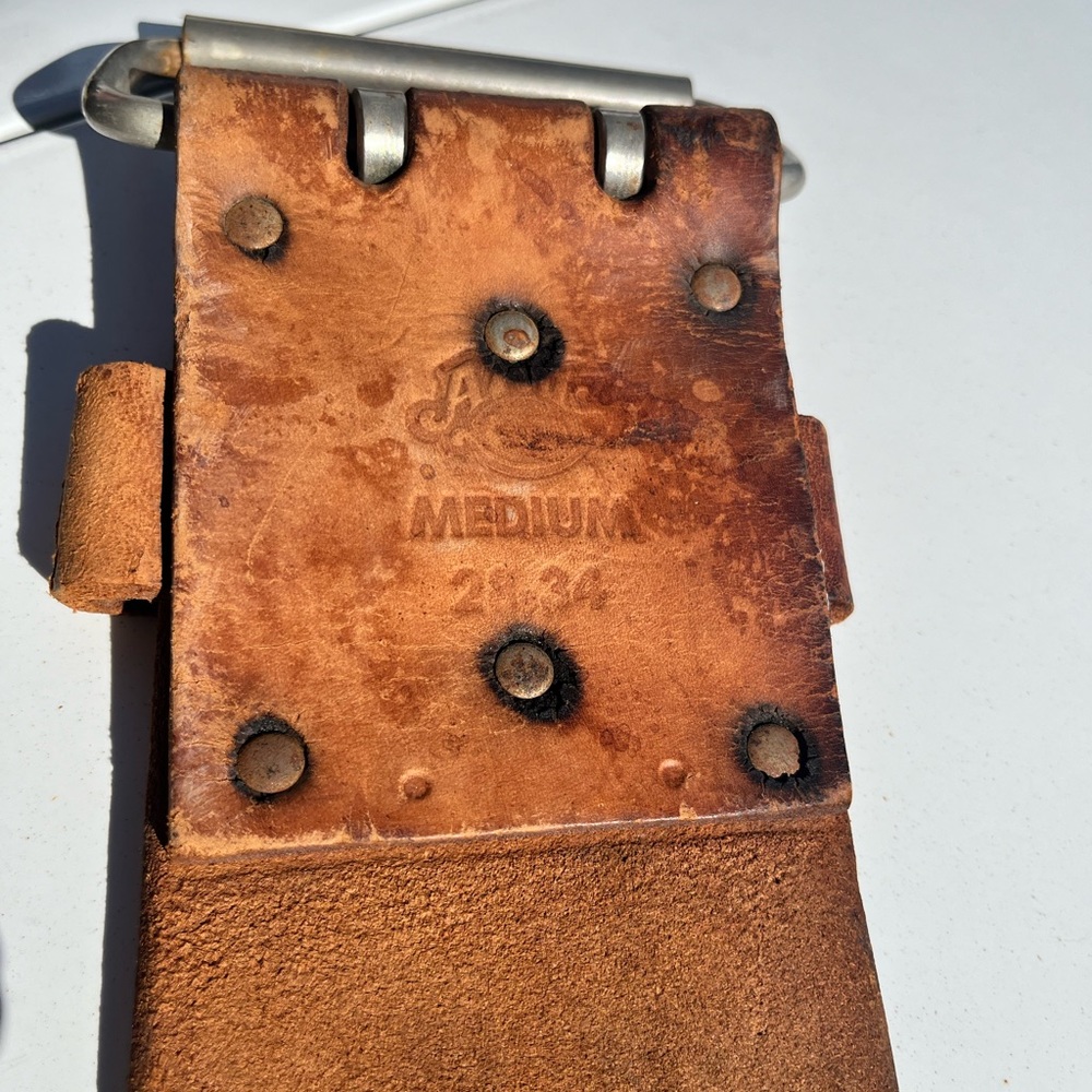 Vintage Leather Weight Belt